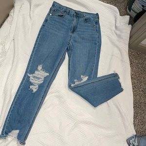 Medium Wash American Eagle Mom Jeans